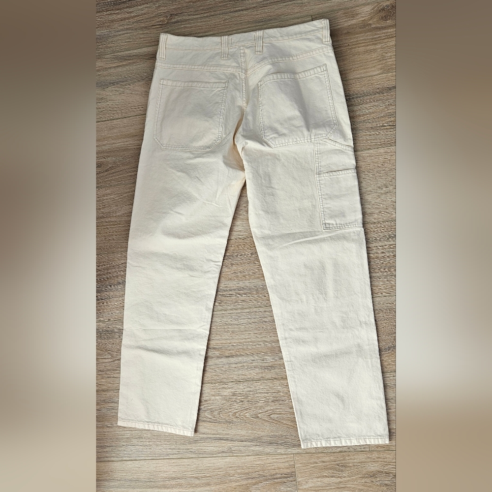 NWT Madewell Relaxed Straight Workwear Pants 33x32 - Picture 5 of 5